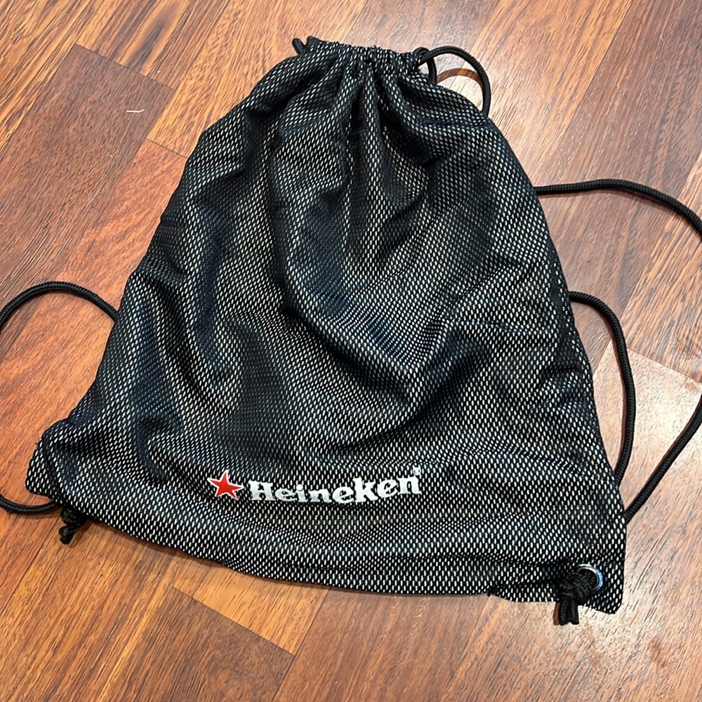 Heineken Drawstring Mesh Bag - Picture 3 of 3
